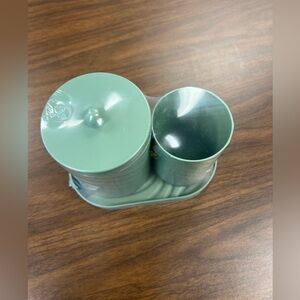 3 Piece Jar with Tray set